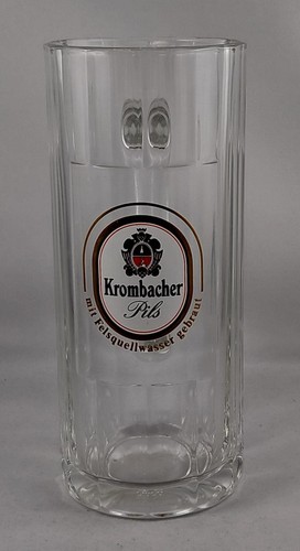 Krombacher glas glaskrug 0 4 - krombacher, glas,