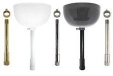 KAHLA Baldachin Porzellan 85x45 Kugel schwarz/weiß ohne/mit Aufhängung Premium 