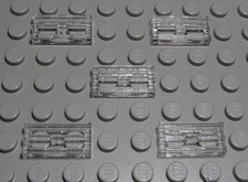 Lego Grid Tile 1x2 Transparent