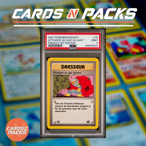 Pokemon karte klebergasangriff - pokemon,