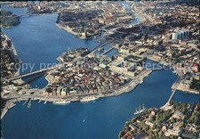 Stockholm Centre Old Town aerial view