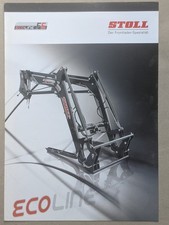 STOLL ECOLINE FE Frontlader Prospekt Traktor Schlepper Bulldog