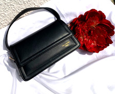 GALLANTRY PARIS mini Abend Tasche Shoulder Bag schwarz Leder Optik NEU