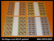 Rumänien 2015 Mi.6994-97 Bogen ** Königliche Jagd,Rotwild,Hase,Bär,Wildschwein