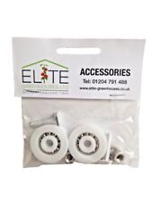 Elite Gewächshaus Tür Räder Kit 32 mm mit Erntekopf Befestigungsschrauben