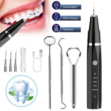Zahnsteinentferner Ultraschall Elektrisch Zahnreinigung Set für Menschen  Hunde