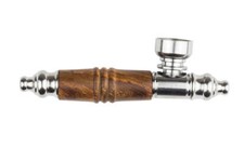 Holzpfeife Metall-Pfeife 10 cm