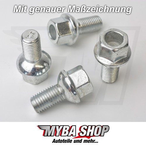 Radschraube r12 m12x1 x - 4x,