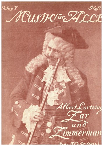 Noten klavier albert lortzing - noten,