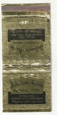 MATCHBOOK COVER - JOHNSON