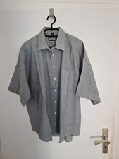 Henry Morell - grau kariertes Hemd kurzarm - Größe 17 1/2 44