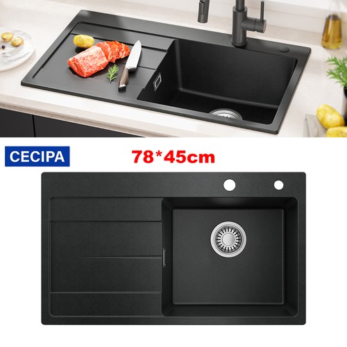 78x45 granit küchenspüle - cm,