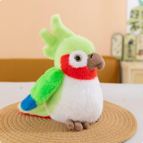 Plüsch papagei vogel ornament - plüsch,