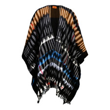 Missoni Damen Poncho,  Missoni Mantella Damen Poncho ,  Mehrfarbige Wolle.