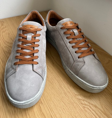 Santoni herren grau nubukleder - santoni,
