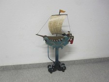 Große Pendelfigur Balancefigur Segelschiff mit Segler