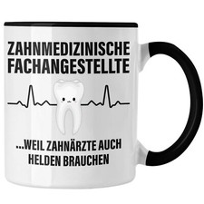 Trendation - Zahnmedizinische Fachangestellte Tasse Geschenk Lustig Zahnarzt Dam