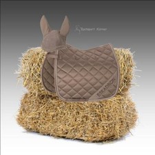 Eskadron Schabracke MATTGLOSS DIAGONAL im Set, tendertaupe, Dressur