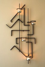 Wandteelichthalter Metall MIX4