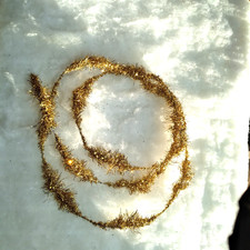 German Gold Tone Lametta Wired