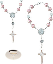 Rosenkranz Armband mit Kreuz