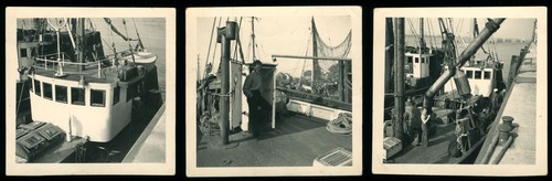 Finkenwerder 1958 schiff - 3x,
