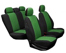 Autositzbezüge,Sitzbezüge, Schonbezüge Auto, Universal für Mercedes SCHWARZ GRÜN