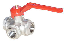 3-Wege-Kugelhahn L-Bohrung