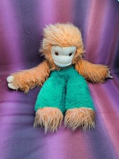 alter Affe Kuscheltier braun