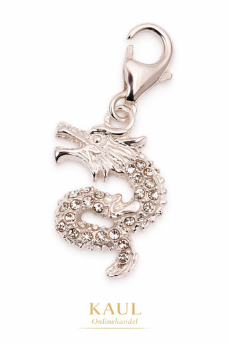 925 silber drachen charm - 925,