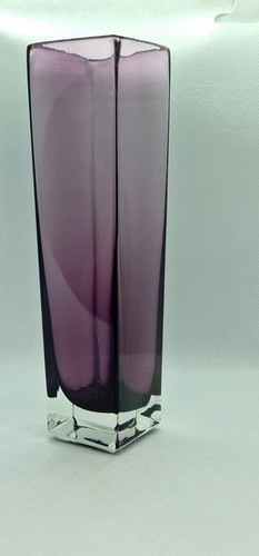 Vintage glas vase lila - vintage,