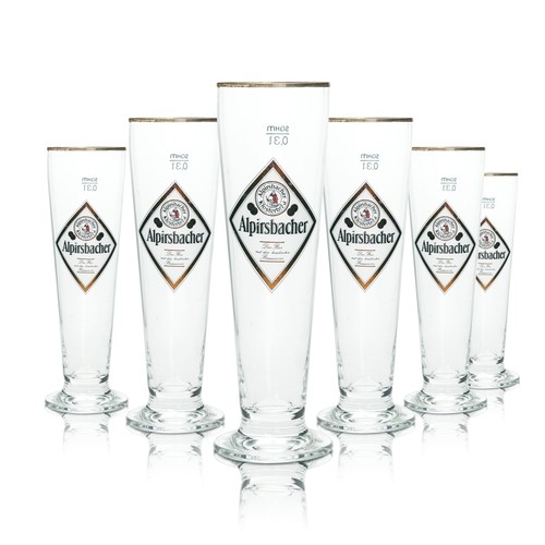 Alpirsbacher bier glas 3l - 6x,