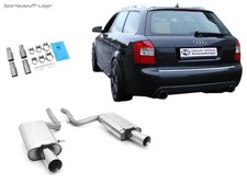 Fox duplex sportauspuff - fox, audi