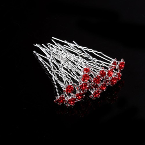 20x haarnadeln rote rosen - 20x,