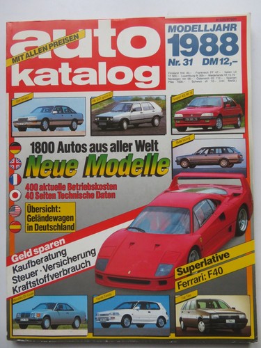Autokatalog modelljahr - autokatalog, 31