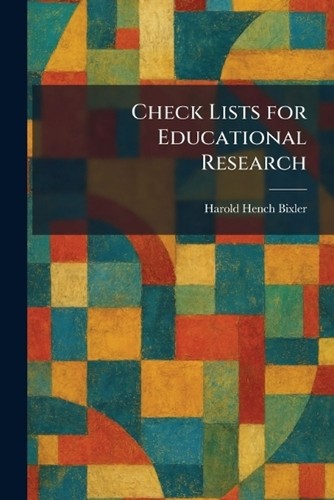 Check lists for educational - check,