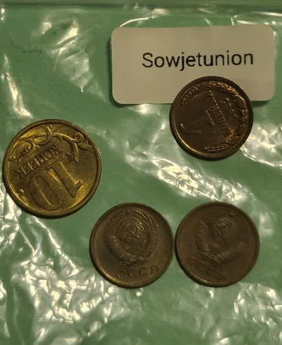 Vier sowjetische umlaufmünzen - vier,