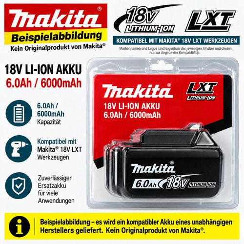 Neu akku 18v - 18v, 6ah