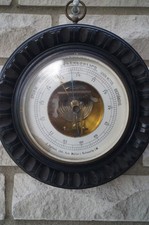 Großes ,gepflegtes,schweres,altes ,rundes Barometer -C.Pätsch-Schwerin-gemarkt
