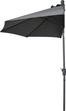 TrendLine Halbschirm 260cm Sonnenschirm Balkonschirm Terrassenschirm UV-Schutz