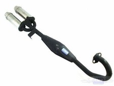 Auspuff Auspuffanlage zweiflutig 2 Takt 47/49 ccm Doppelendtopf Pocket Bike HMP