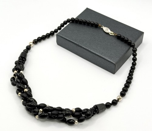Vintage halskette schwarz - vintage,