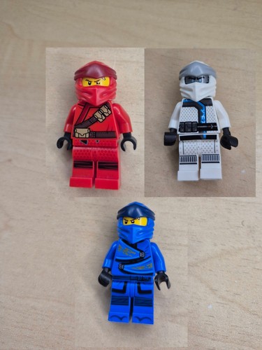 Lego ninjago ninja figuren - 3x, ninja-figuren