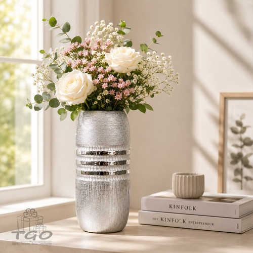 Gilde blumenvase rund silvino - rund,