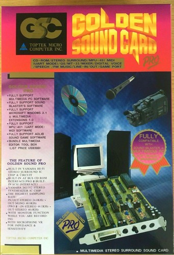 Soundkarte toptek golden - soundkarte,