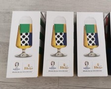 3 x Bitburger UEFA Euro 2024 EM Sammel Glas Bierglas NEU OVP