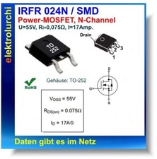 IR FR024N, Power-N-MOS-FET