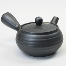 Grünteekanne Kyusu, anthrazit