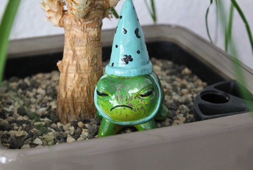 Froschfigur lustig mit