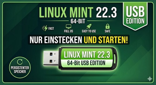 Linux mint usb - mint, 22.3